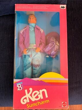 Mattel Ken in Purple Jacket & Teal Outfit